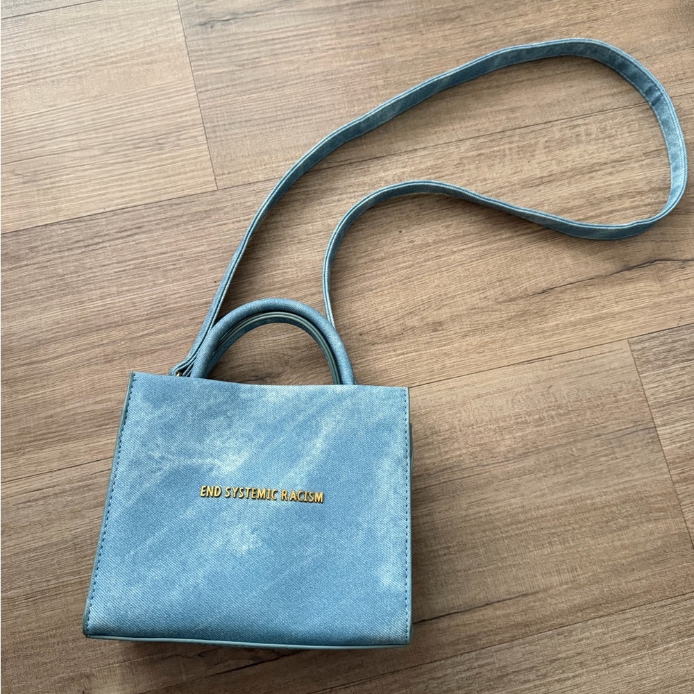 Brandon Blackwood bag “ESR” Blue denim